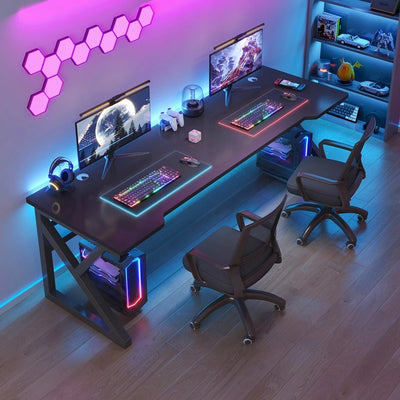 Dobermen Premier offers a professional range of gaming desks focused on stability and cable organization. Our collection includes carbon fiber surfaces, L-shaped corner desks, and height-adjustable standing desks designed for pro-gaming and productivity.