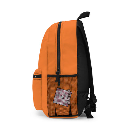 Side view of crusta Roblox girls school bag showing mesh pocket and logo at dobermenpremier.com