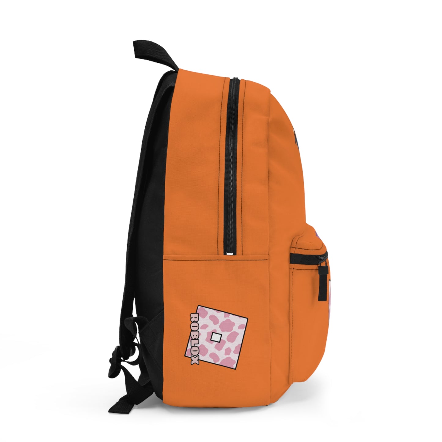 Side view of crusta Roblox girls backpack showing clean profile and shoulder strap at dobermenpremier.com